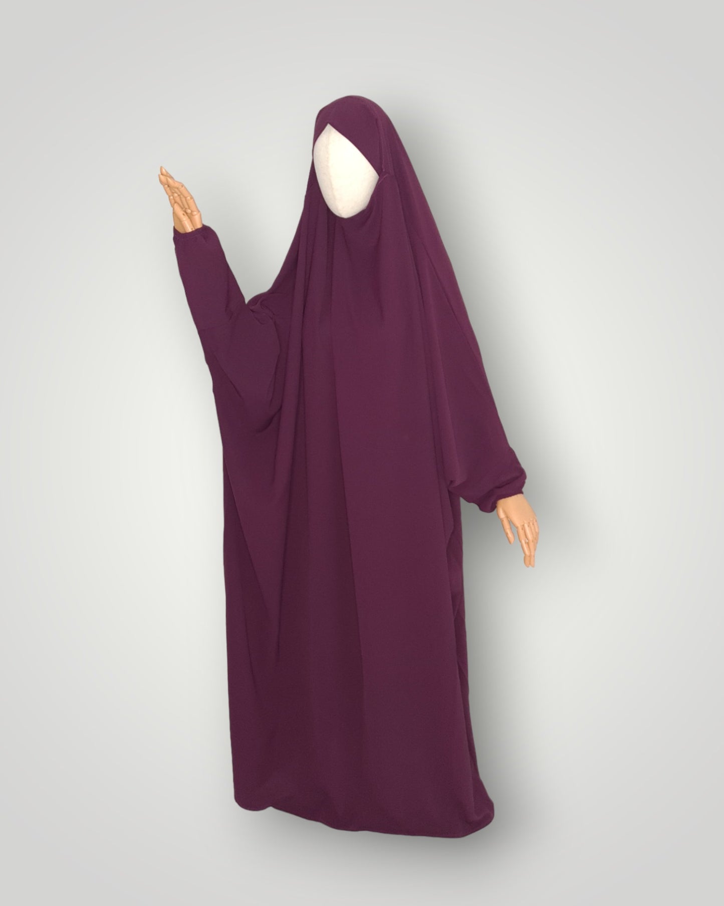 One Piece Jilbab | Plum