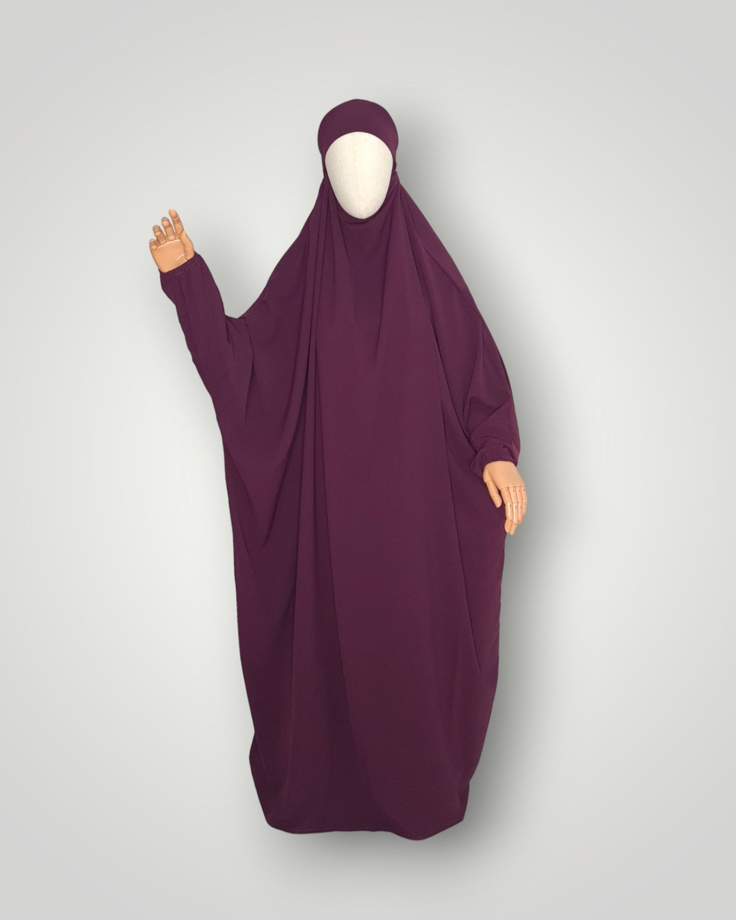 One Piece Jilbab | Plum