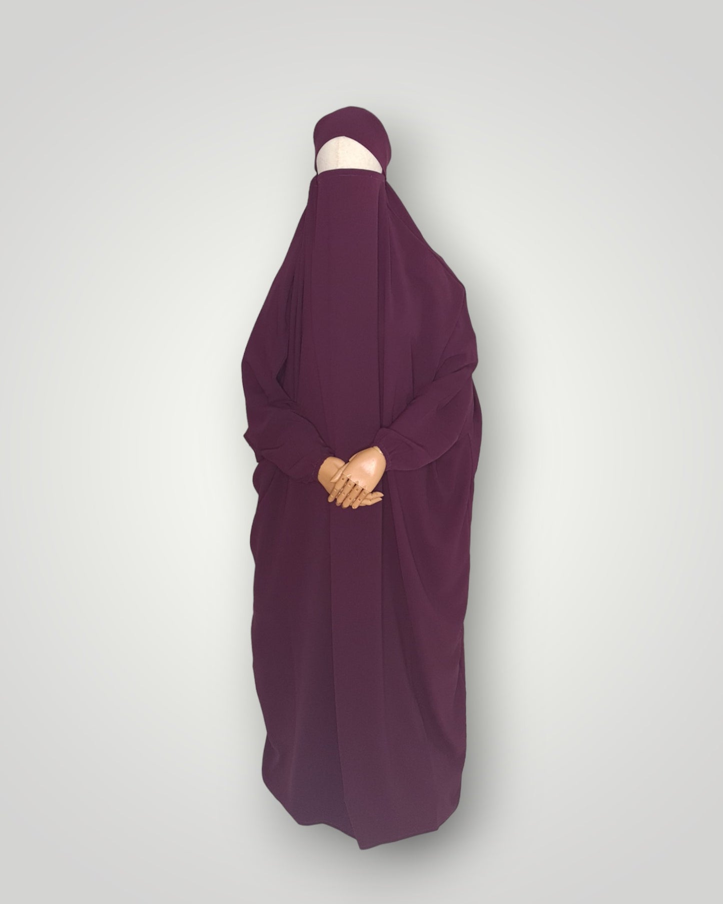 One Piece Jilbab | Plum