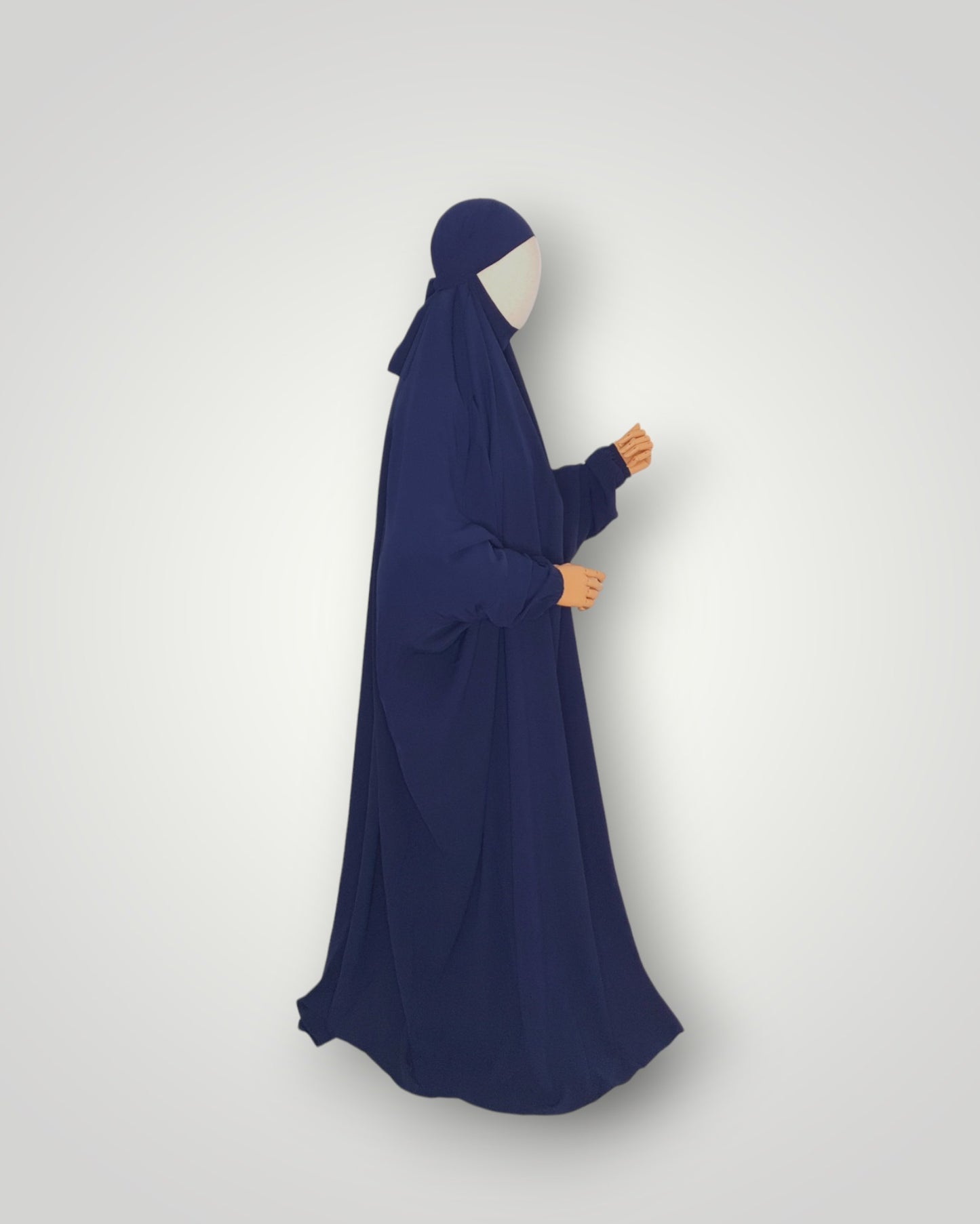 One Piece Jilbab | Navy