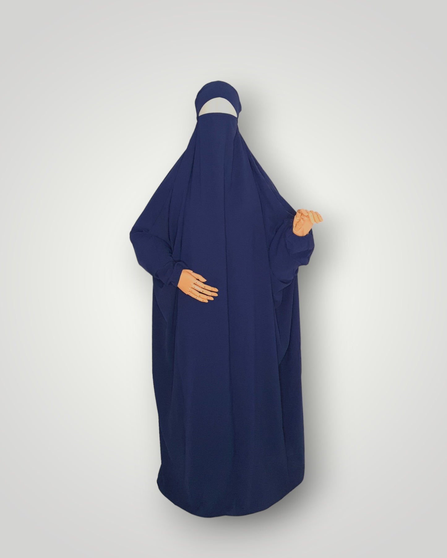 One Piece Jilbab | Navy